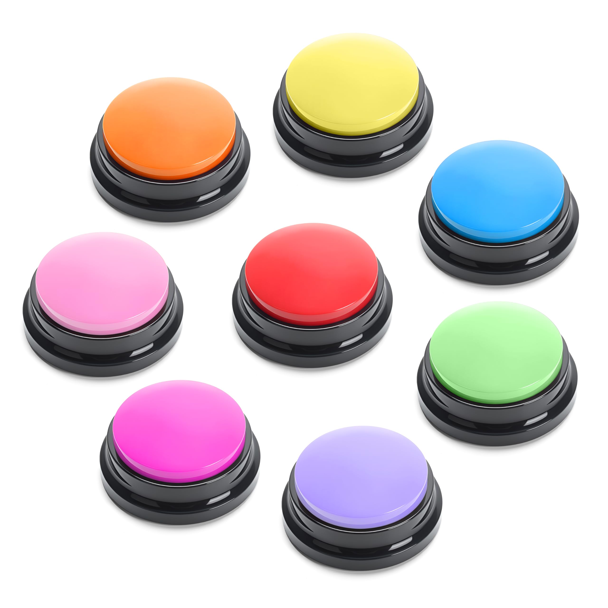 Botones para perros para comunicación, 8 botones coloridos para perros o mascotas, botón para que los perros se comuniquen, entrenamiento de mascotas
