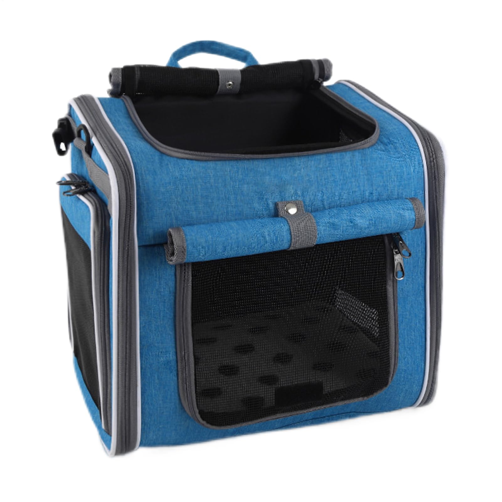 Cesta para Perro En Bicicleta Transportín Ciclista para Mascotas | Mochila Ajustable Con Ventilación Para Excursiones Y Paseos