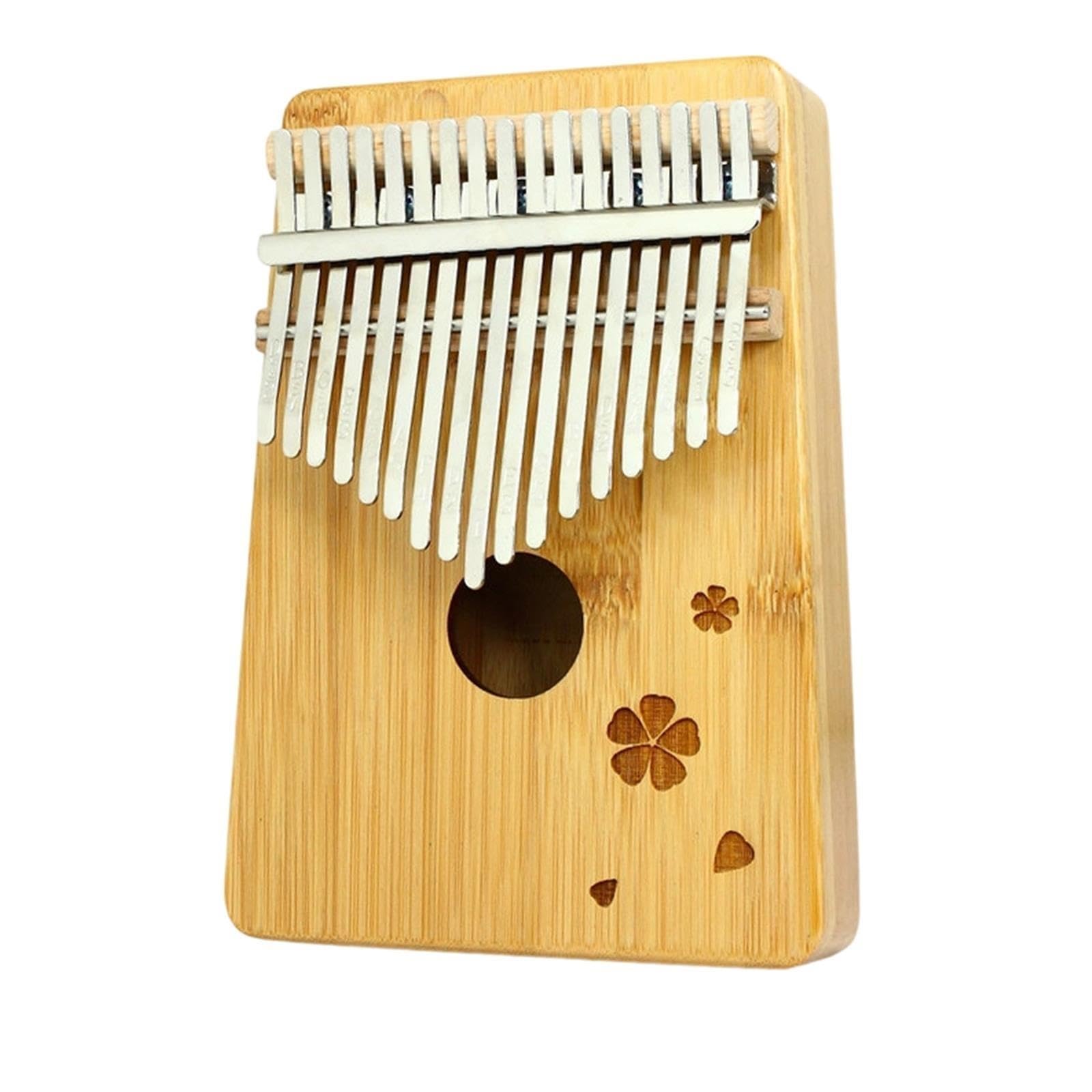 Kalimba portatile Kalimba Bambù Dorato 17 Note