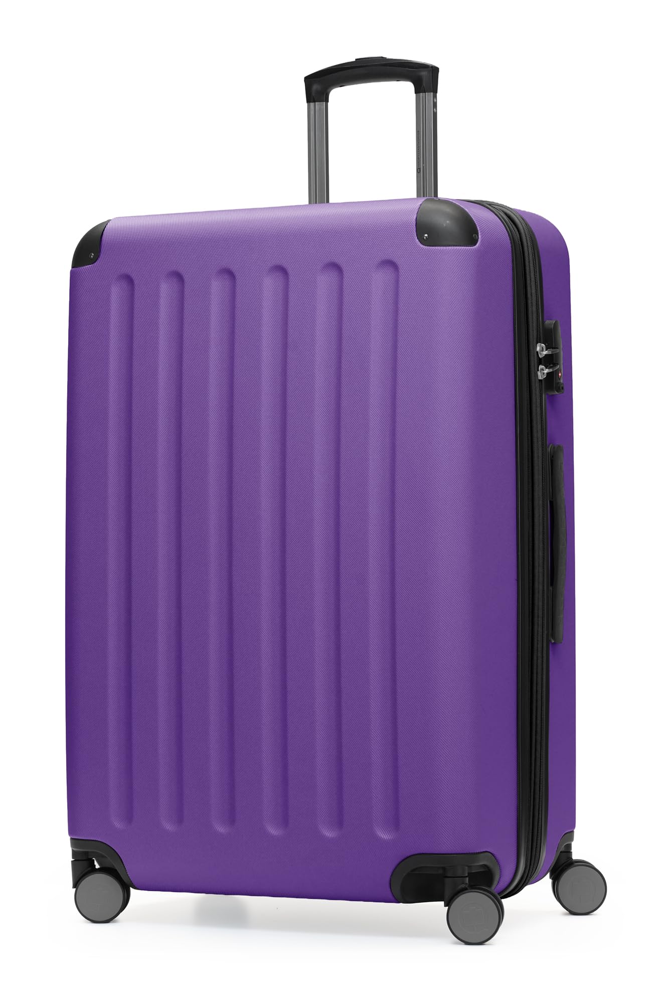 HAUPTSTADTKOFFER - Spree - Luggage Suitcase Hardside Spinner Trolley Expandable 75 cm TSA, Purple