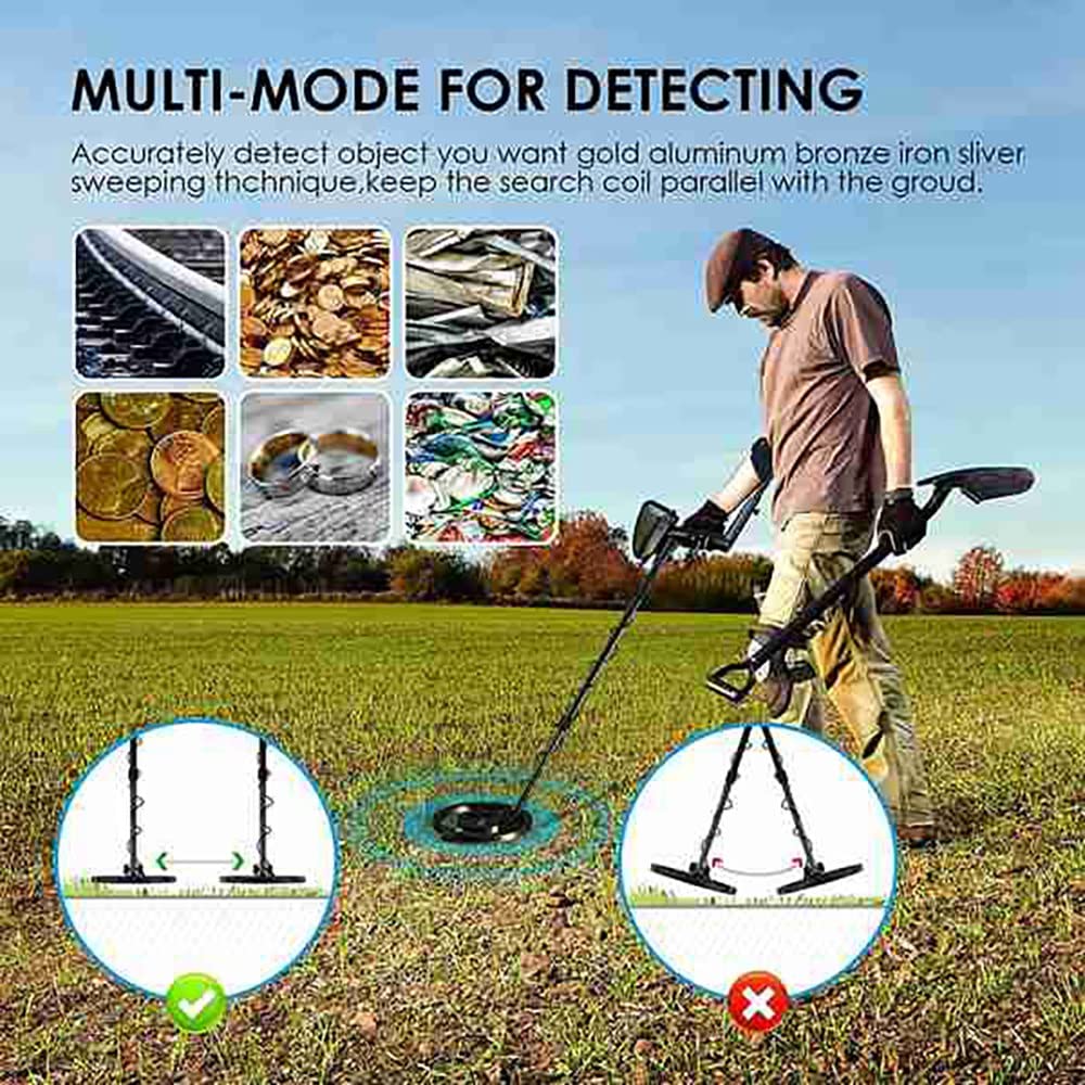 Detector de metales TX-850 (ATX880) auriculares, bobina impermeable, LCD, detector de joyas de metal subterráneo de 1,5 m