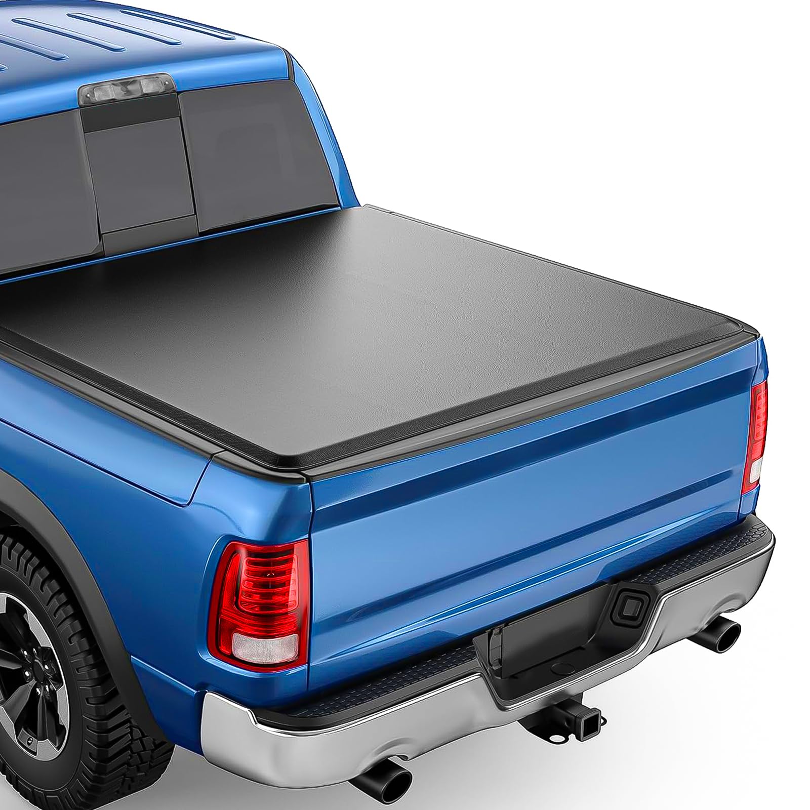 5.2FT Soft Roll Up Truck Bed Tonneau Cover for 2015-2024 Chevy Colorado GMC Canyon 5.2 FT (61") Bed Styleside Fleetside