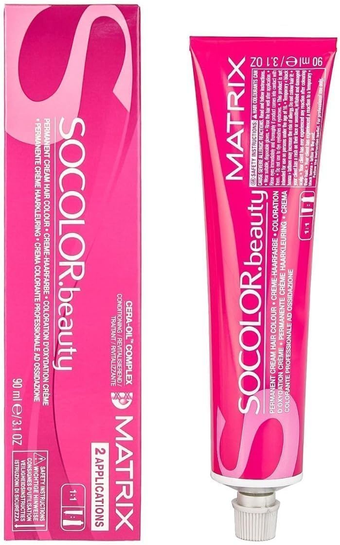 Matrix SoColor Beauty Hair Colour, 4SP Medium Brown Silver Pearl 90 ml