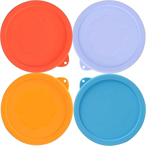 Tapas de repuesto de silicona de 2 tazas para cuencos de vidrio Pyrex 7200 unidades (recipiente no incluido), paquete de 4 unidades, aptos para