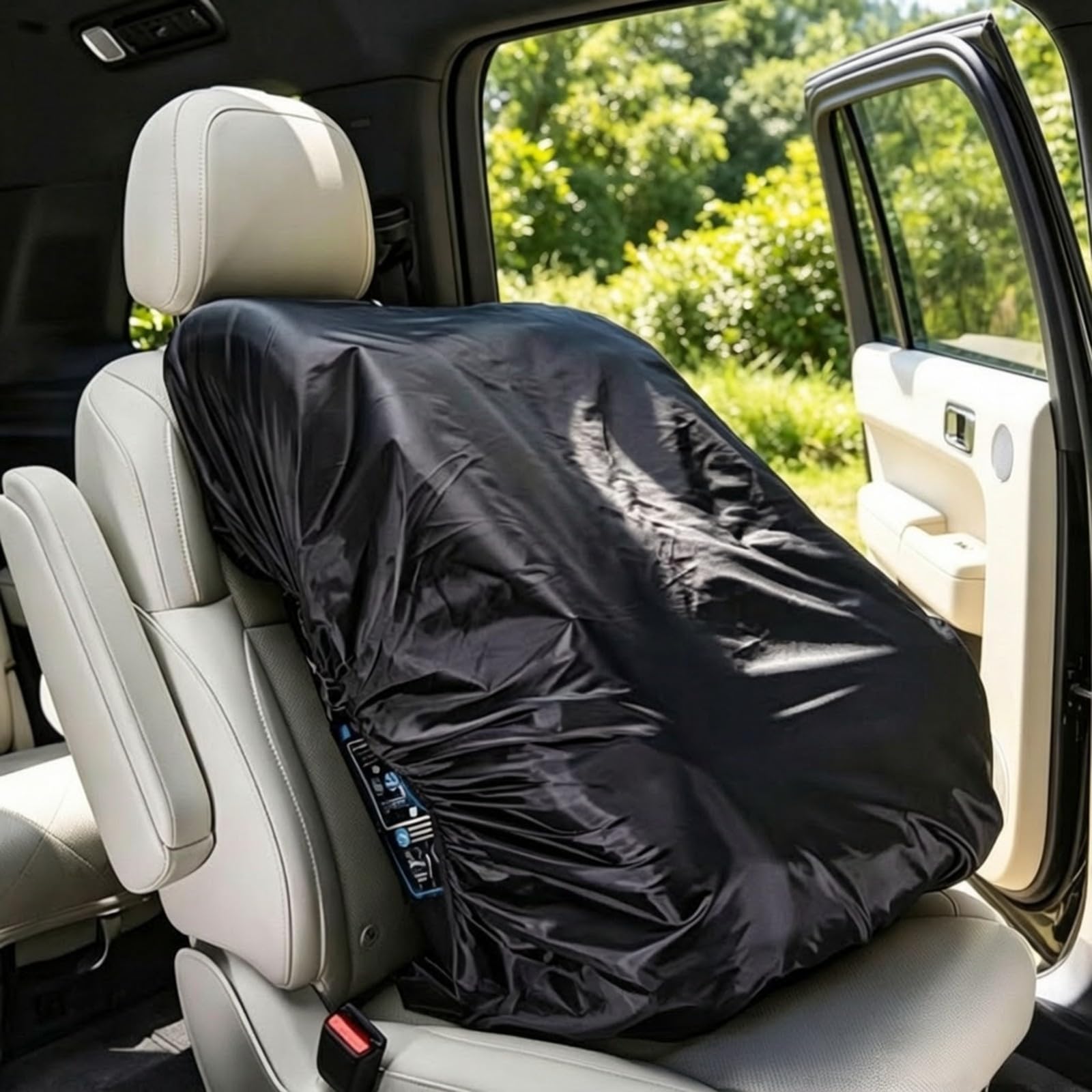 harayaa Protector Asiento Coche Elástica, Protector para Viajes, 600D