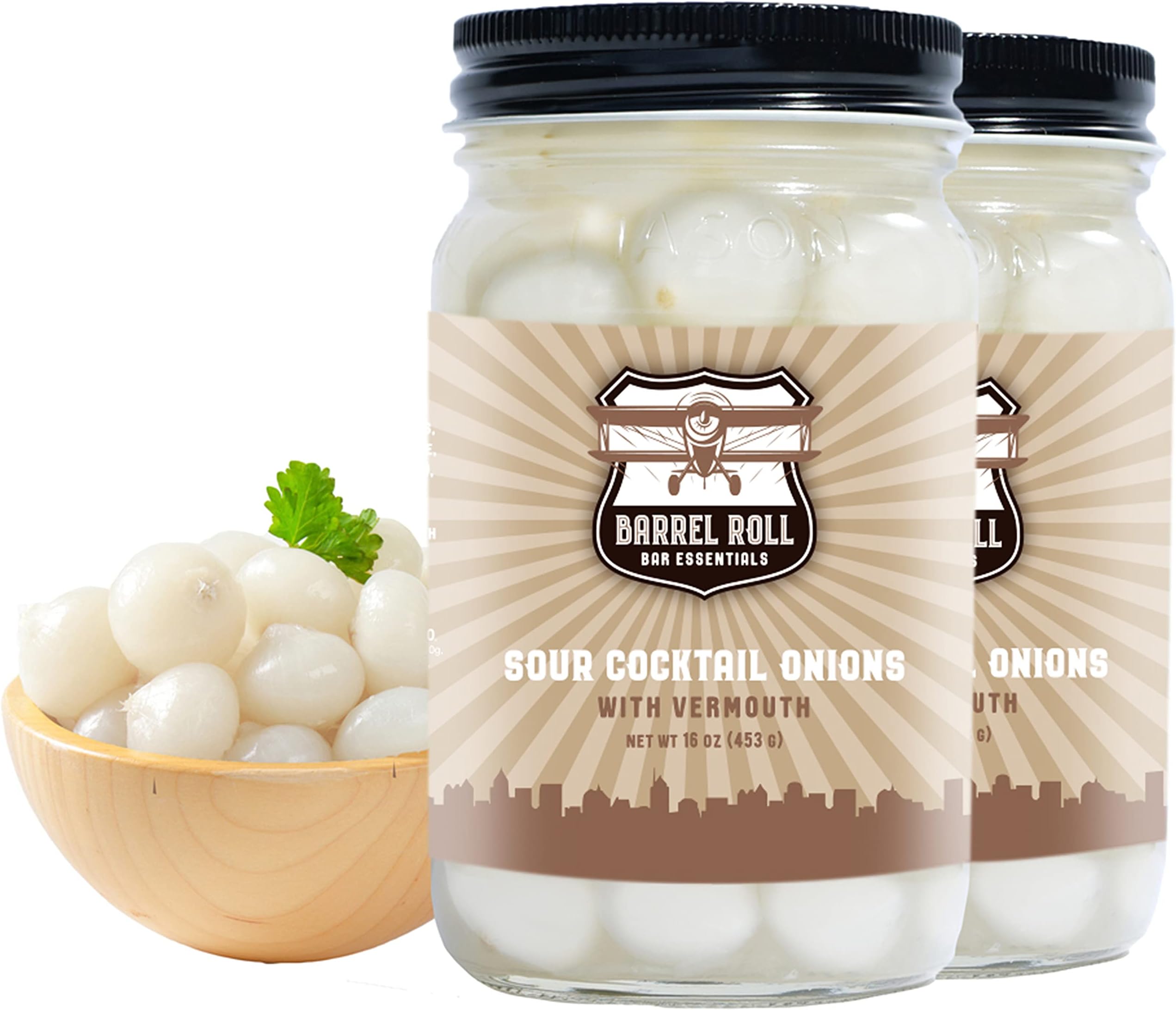 Barrel Roll Bar Essentials Cocktail Onions Classic Sour