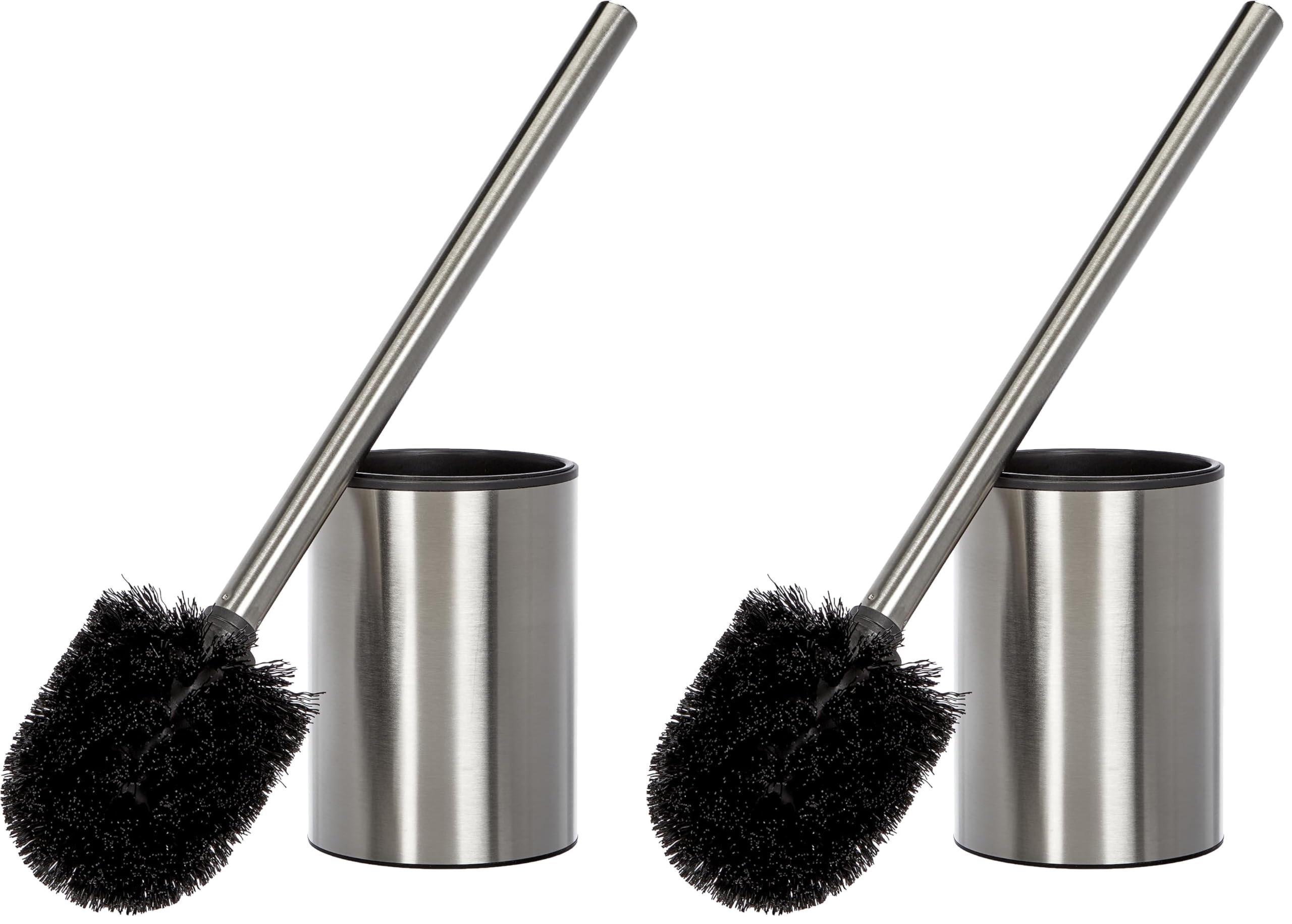 Brosse toilettes WC compacte de 9x9x37 cm pour optimiser vos petits coins
