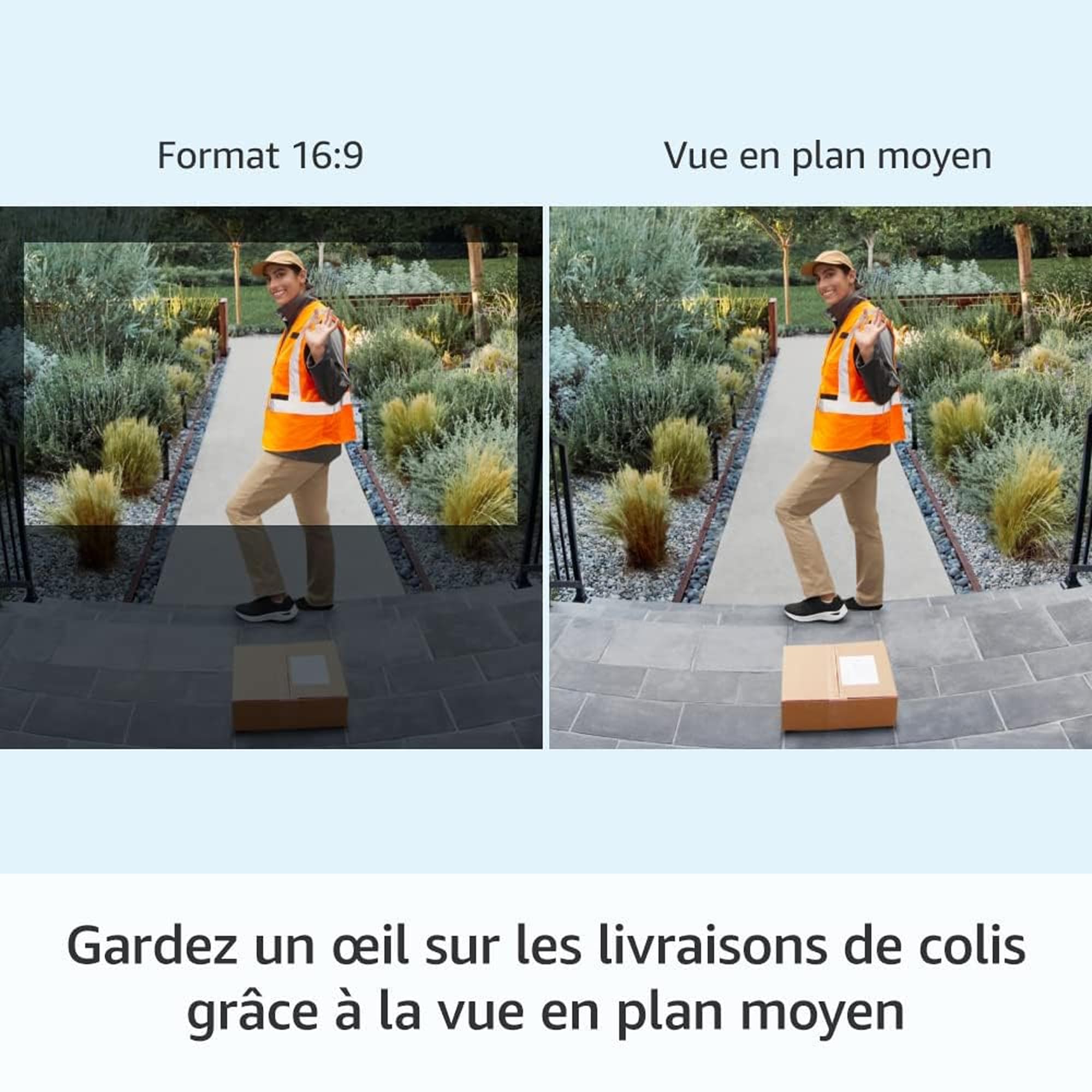 Ring Caméra intérieure Plus (dernière génération) avec Sonnette vidéo Plus sans fil | Caméra de surveillance sur secteur | Retinal 2K, zoom 4x | Essai gratuit de 30 jours à l'abonnement Ring Home