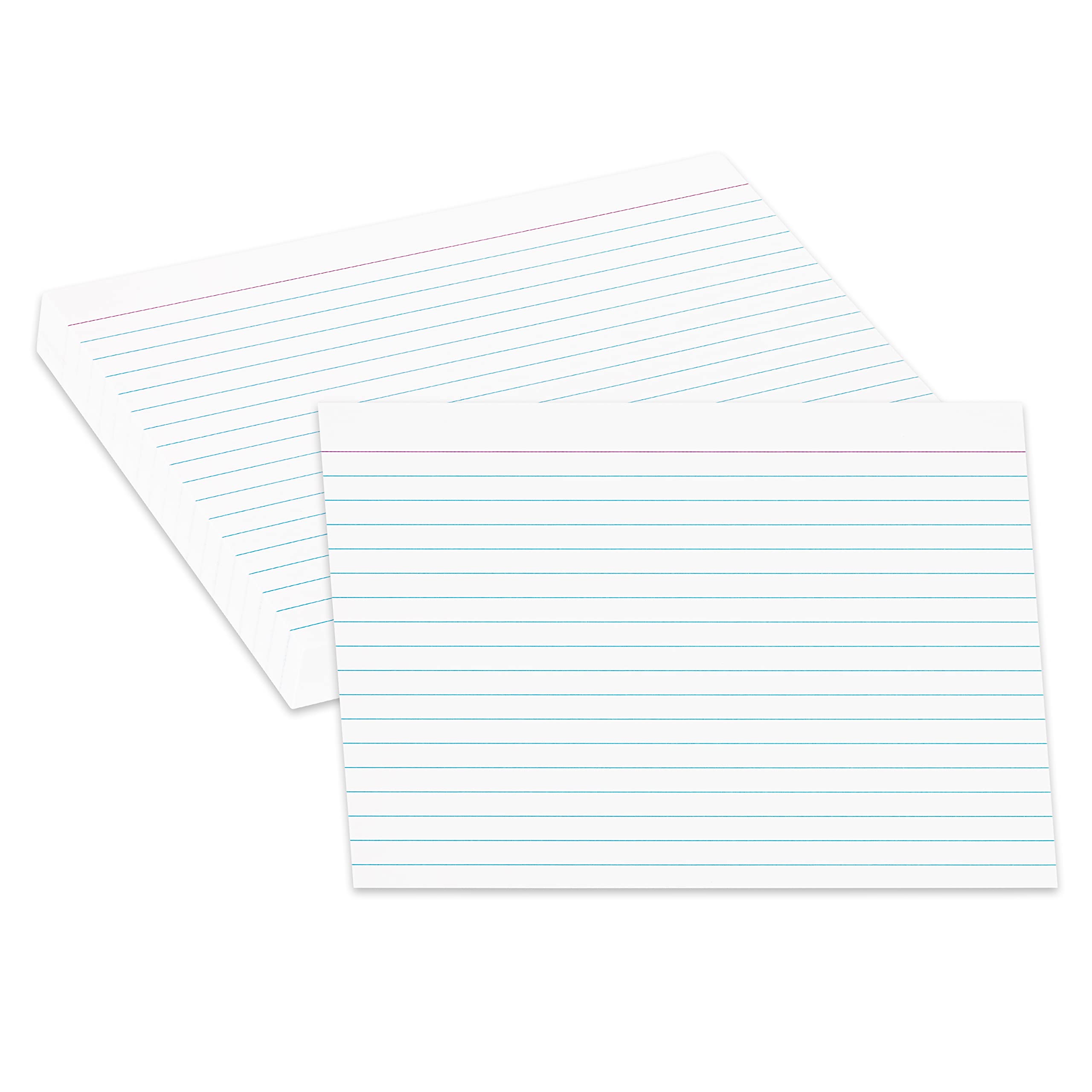 Home Advantage Double Sided Ruled White Index Cards, File Lined Note Cards (5-x-7)