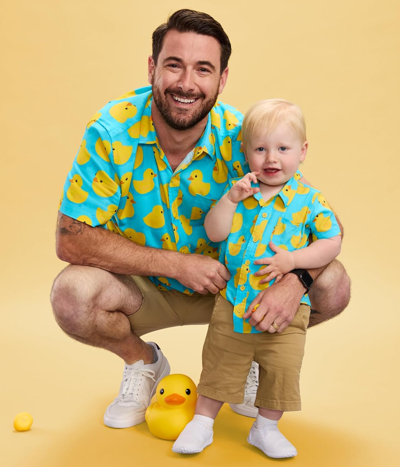 Tipsy Elves Baby Summer Hawaiian Shirt for Kids and Toddlers