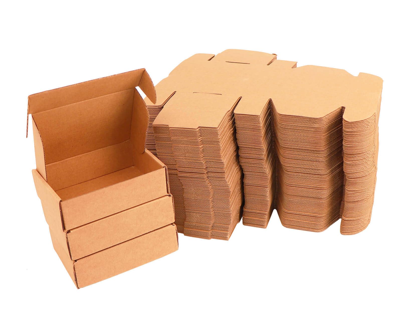 Cajas de cartón Kraft automontables 137x92x42 para proteger objetos pequeños de polvo