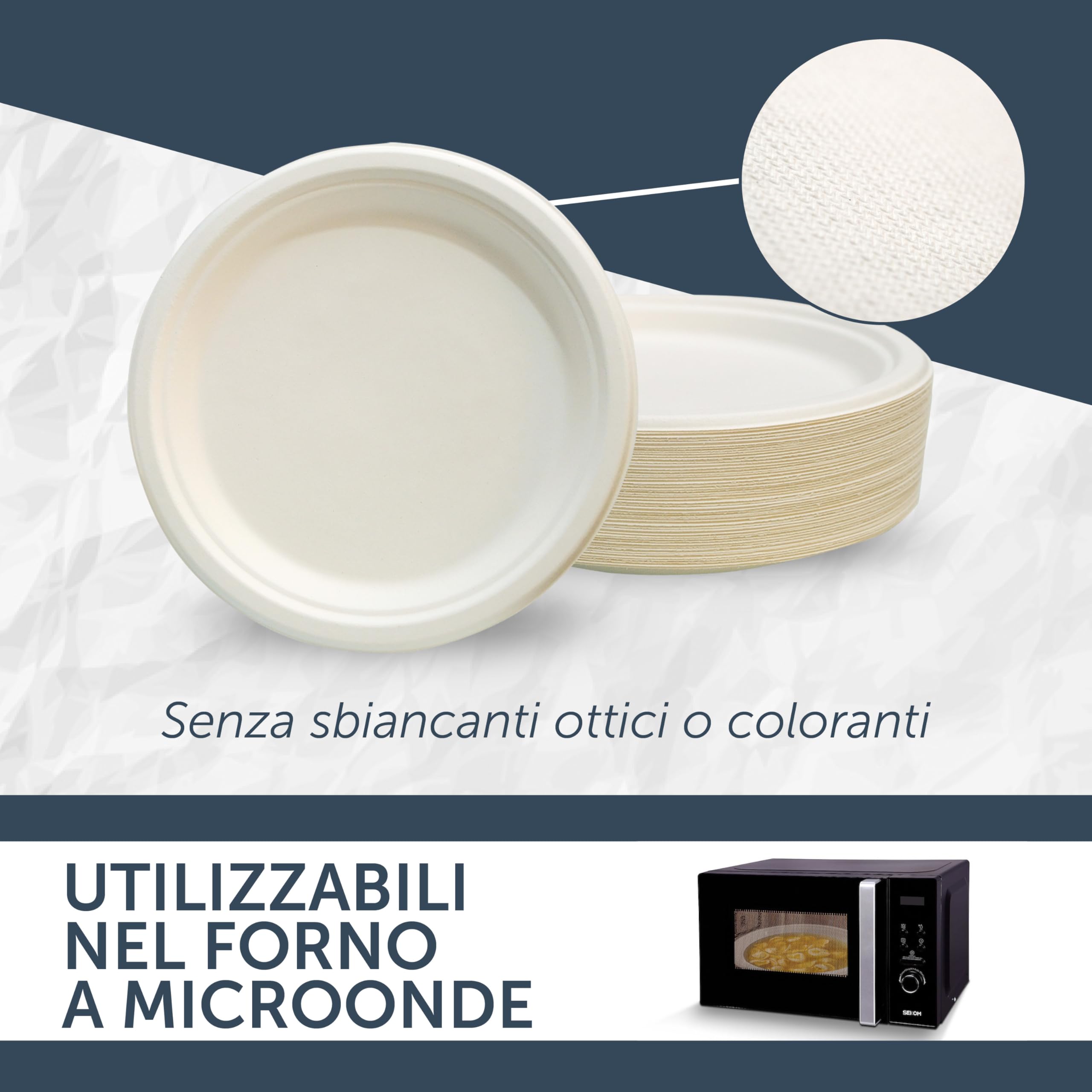 Eco verde canna da zucchero prodotti compostabili biodegradabili usa e getta da