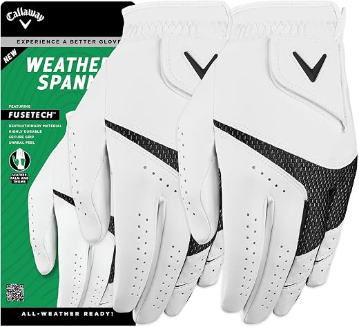 Callaway Weather Spann Golf Glove - All-Weather Grip