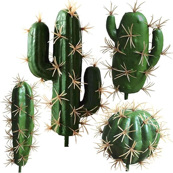 FagusHome Artificial Cactus Decor Faux Cactus Plant Fake
