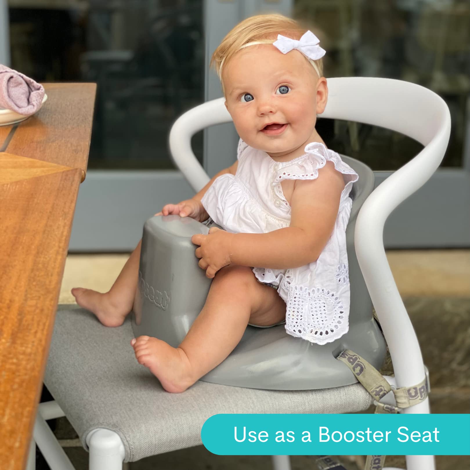 Head Support Upseat Baby Chair Booster Seat With Tray Developed - Main Image