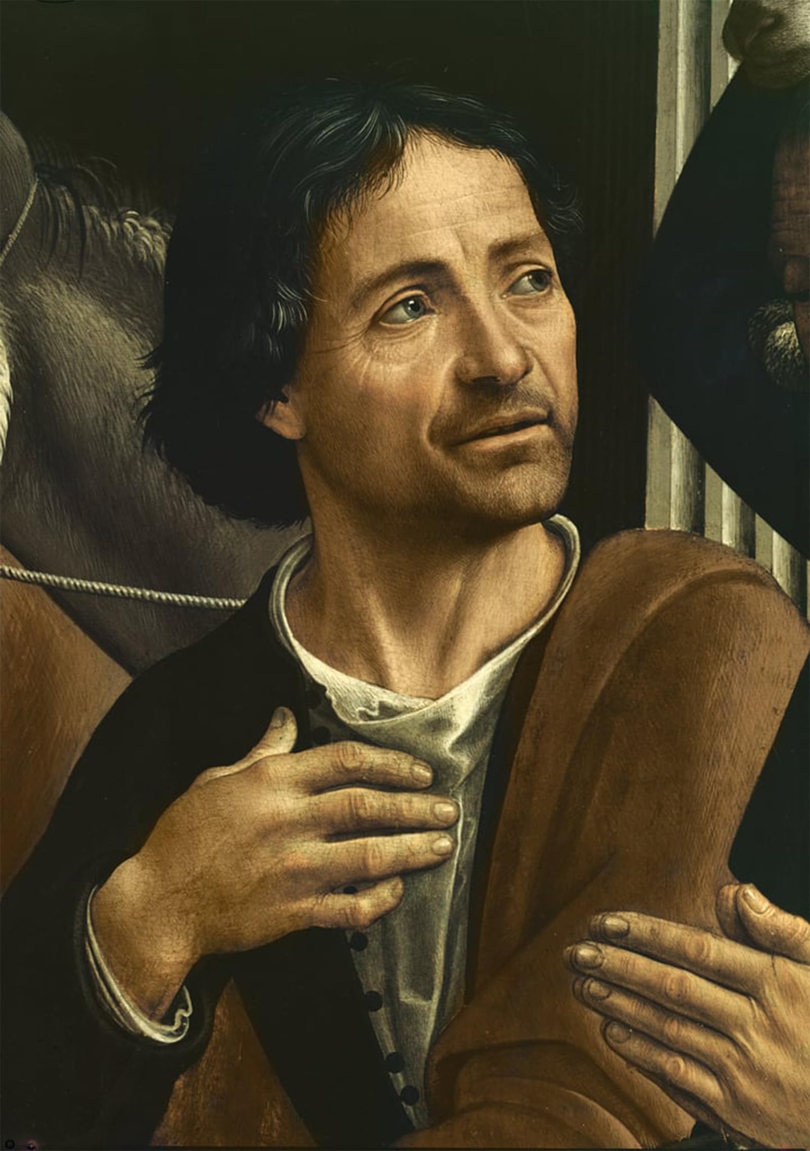 Posteriik No Frame Famous Print Pop Art Wall Art Graffiti Self Portrait By Domenico Ghirlandaio Art Prints For Home Decor 60X90cm
