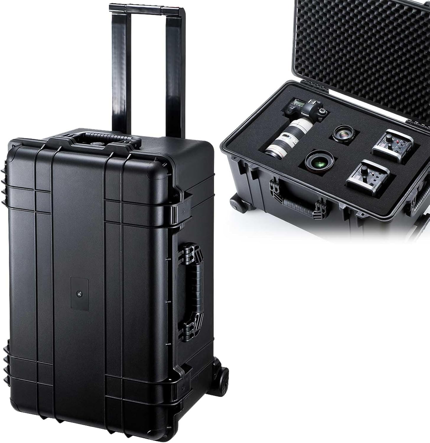 Amazon.co.jp: Lykus HC-9010 車輪付き防水ハードケース キャリーオン