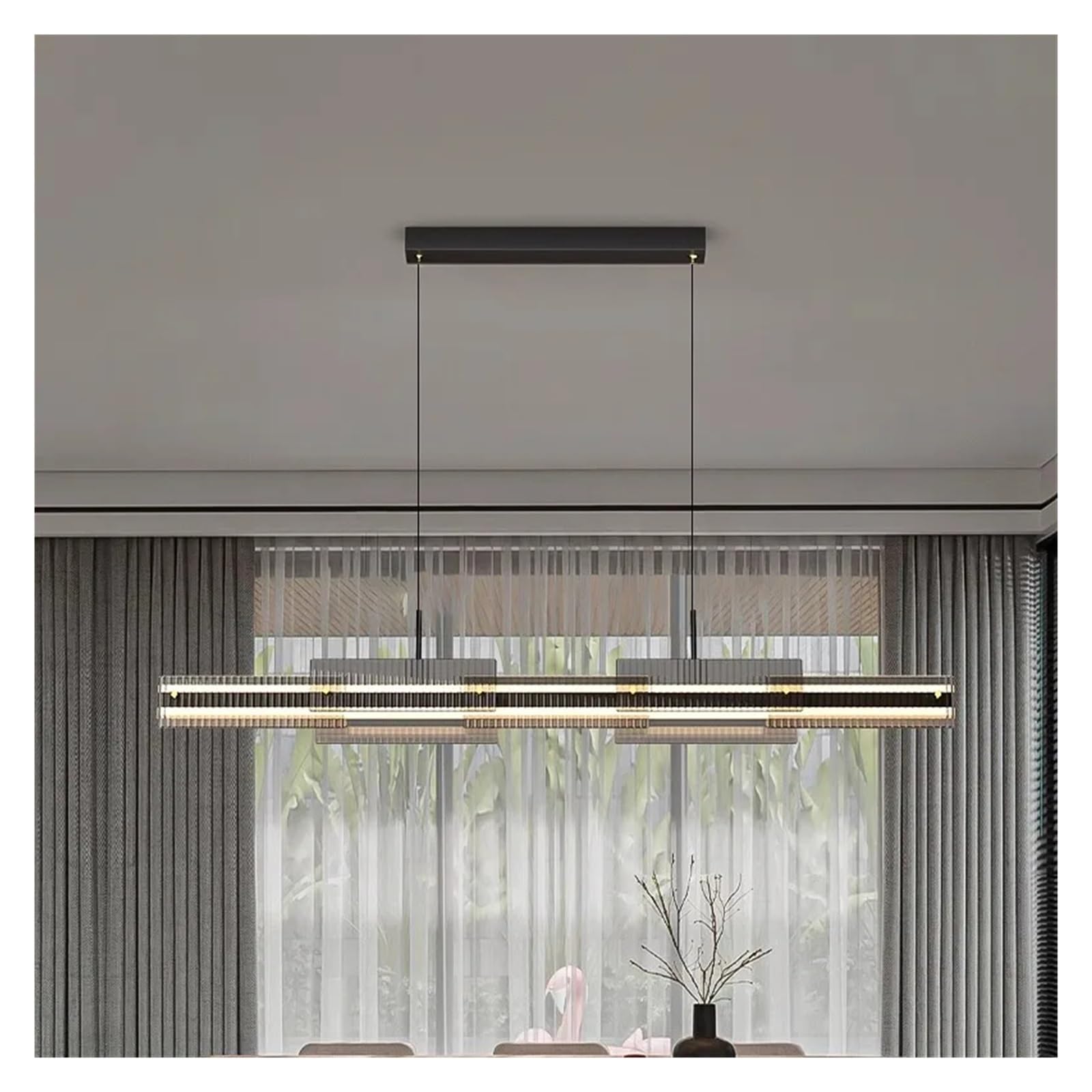 Modern LED Pendant Light Compatible with Living Room Dining Room Kitchen Bedroom Chandelier Home Decoration Lighting Fixture