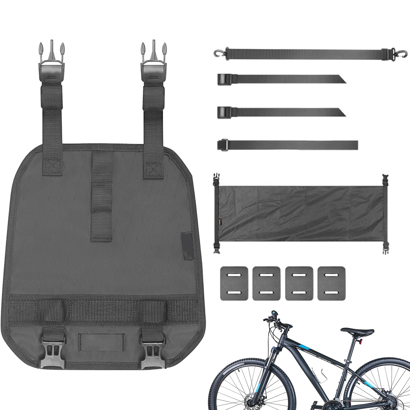 Sac pour guidon de vélo de route amovible et polyvalent - 8