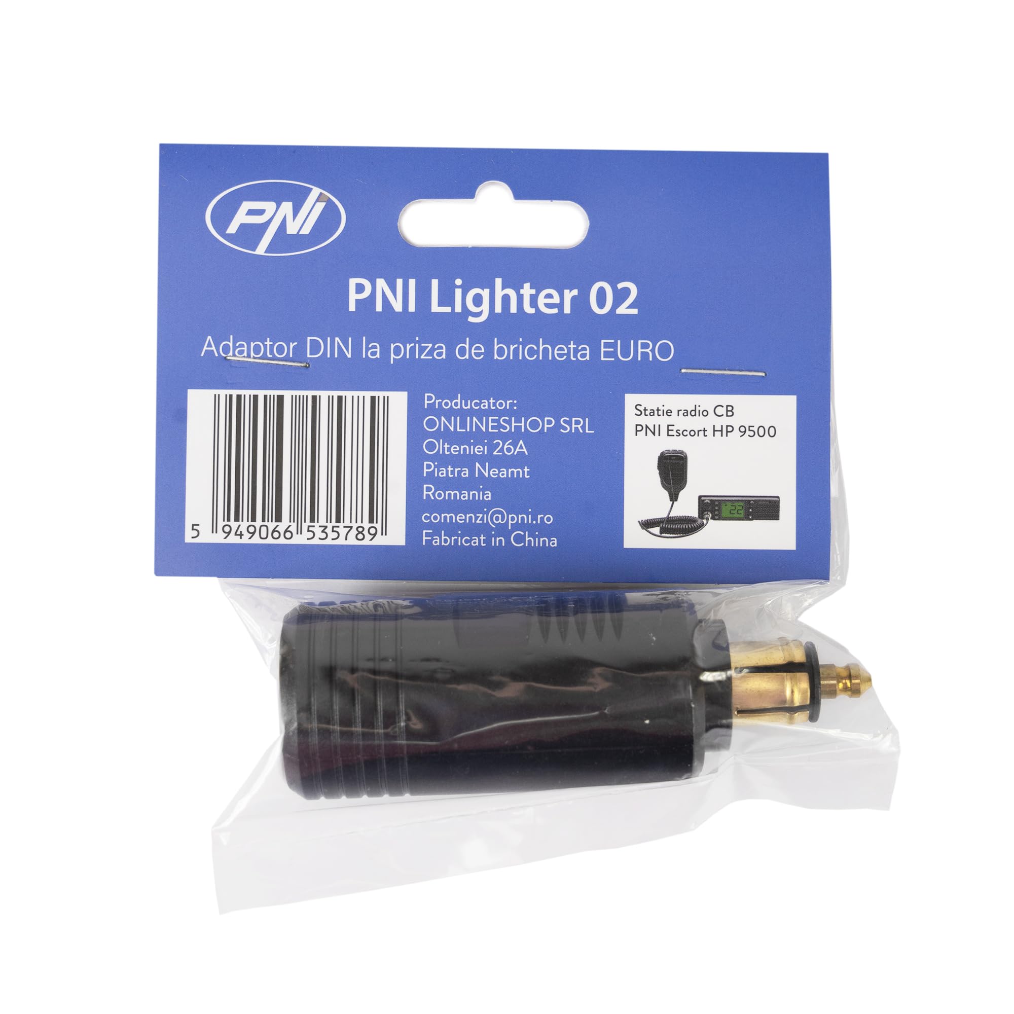 Adapter DIN do gniazda zapalniczki EURO PNI Lighter 02, 12V/24V, maks. 16