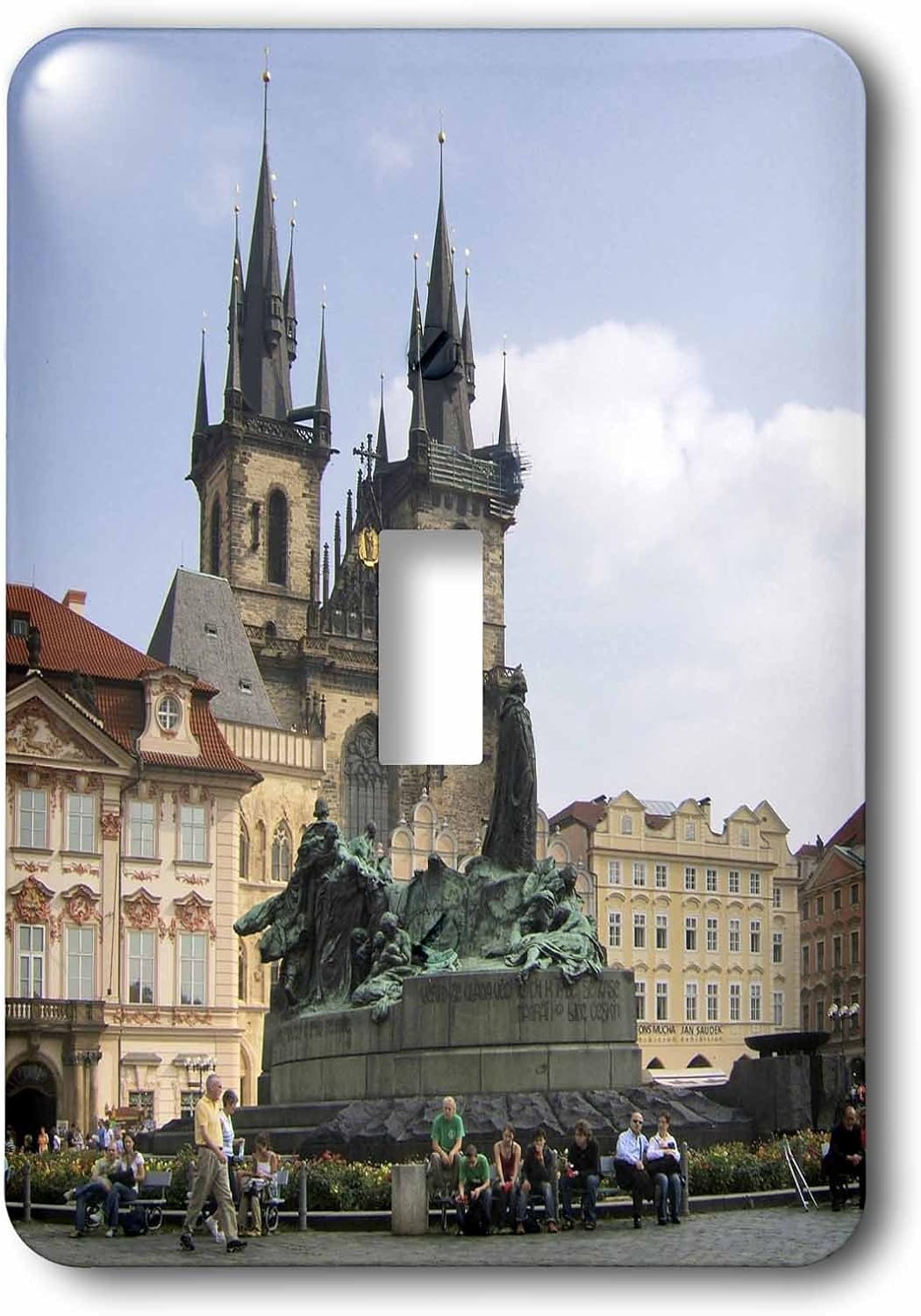 3dRose lsp_81205_1 Czech Republic Prague, Our Lady Before Tyn Church Eu06 Rer0005 Ric Ergenbright Single Toggle Switch