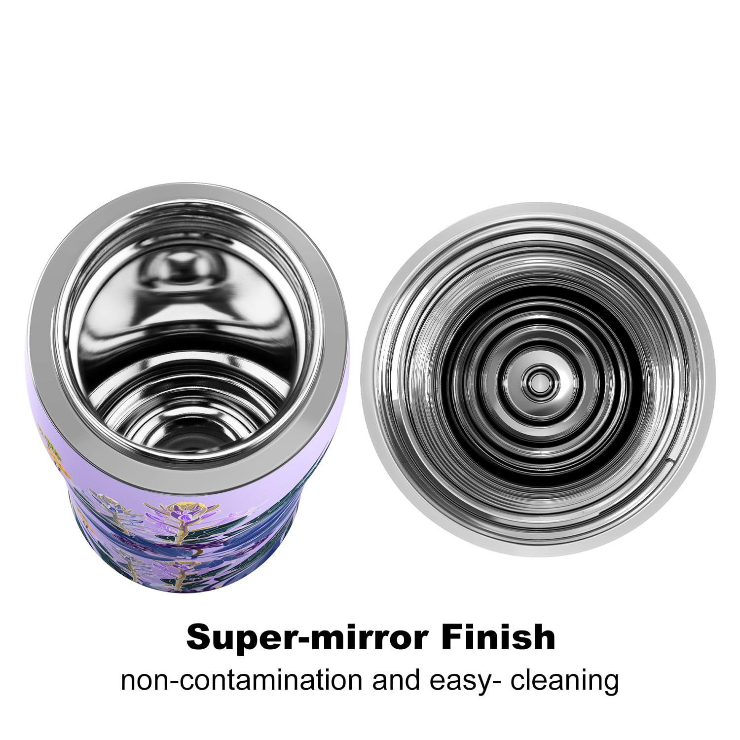 Super Sparrow Borraccia Termica Cannuccia, Borraccia in Acciaio Inox - 350ml, 500ml, 750ml, 950ml - Senza BPA Tazza Borracce Termiche, Bottiglia Termica per Bambini, Scuola, Sportiva