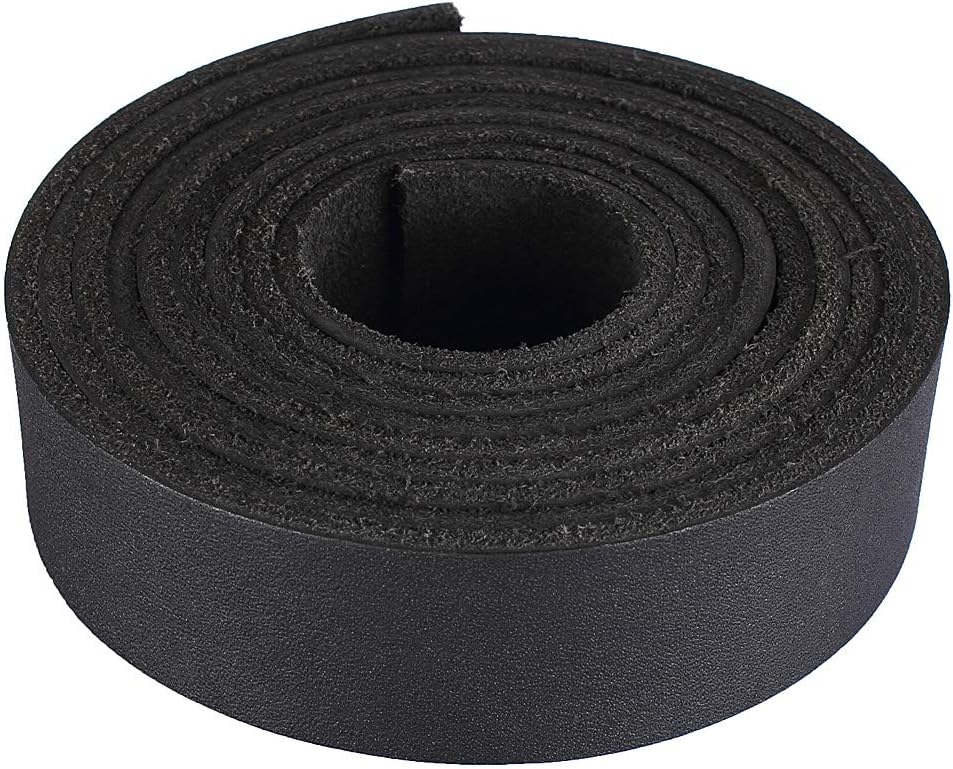 (TM) Genuine Leather Strap Leather Strip 3/4 Inch Wide and 72 Inches Long, Brown