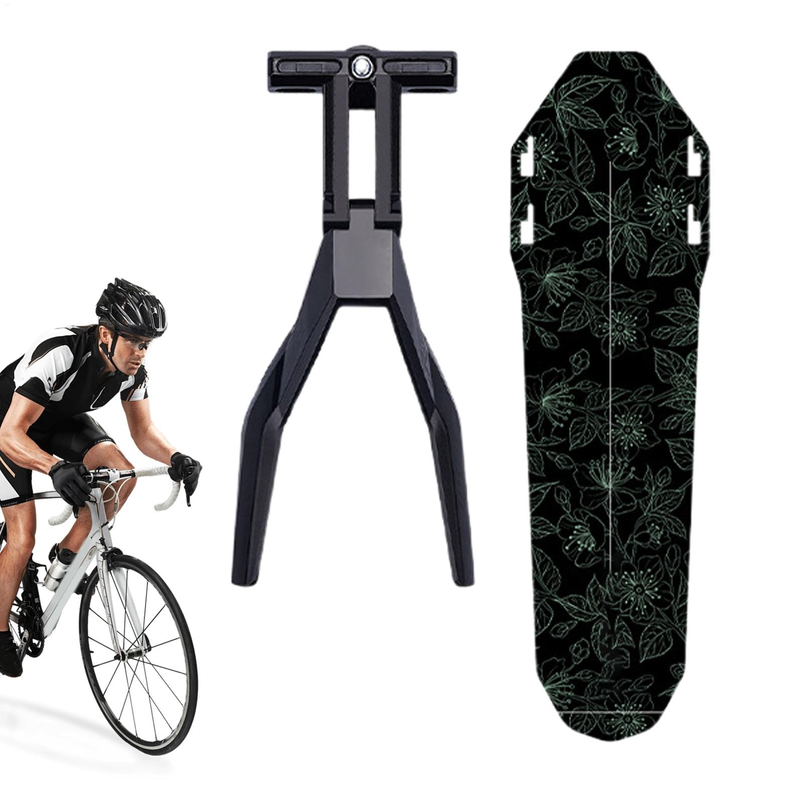 Guardabarros trasero para bicicleta que evita manchas de barro con su protector ajustable 8