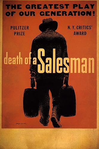 WONDERFULITEMS Muerte de un vendedor The Greatest Play of Our Generation Pulitzer Prize Broadway Theatre 11 x 16 pulgadas, tamaño de imagen, póster