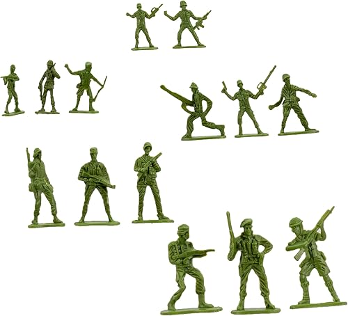 Soldados de juguete divertido AU196 Central Poses varias 144 piezas