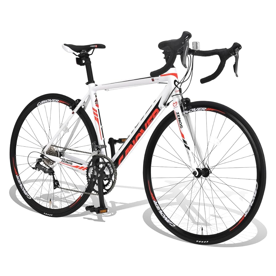 カレーパンマン CANOVER ZENOS 2×8 Claris CANOVER Road Bike, Aluminum Frame, Shimano 16-Speed ZENOS (2