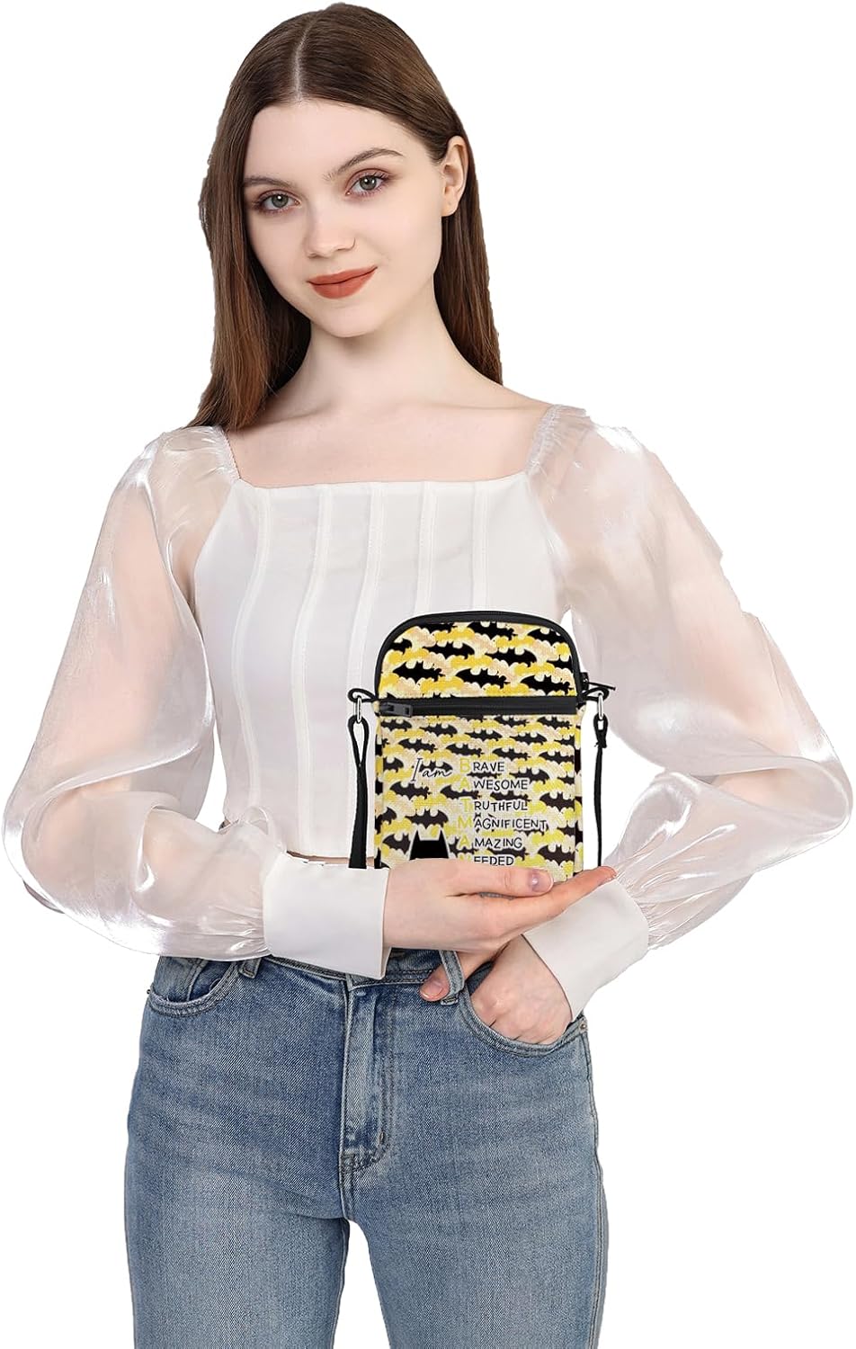 MEIKIUP Bat Movie Inspired Gifts for Fan Bat Character Makeup Cosmetic Bag Bat Lover Gift for Women (BRAVE CB) - Image 6