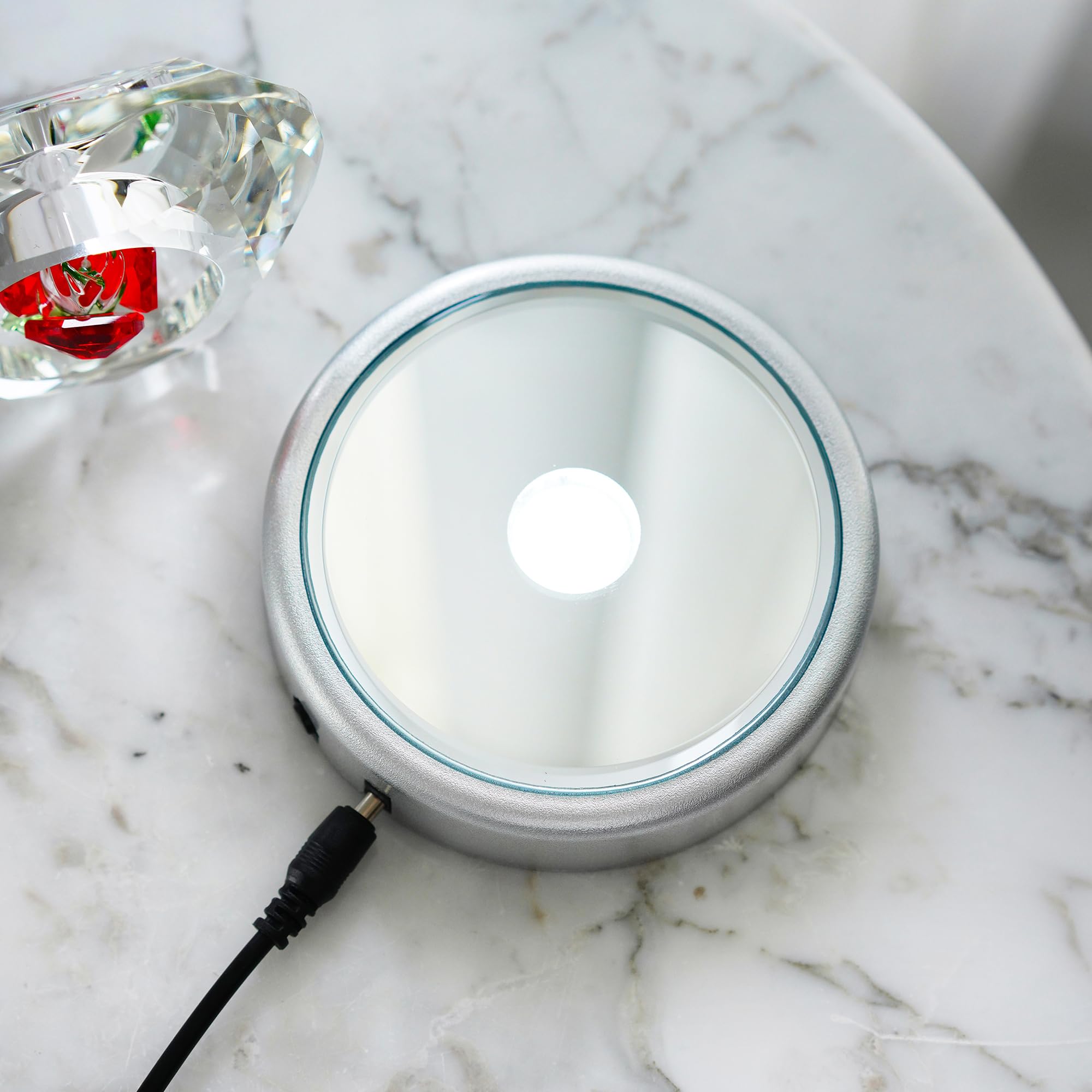 LED Light Base for Crystal Displays - Color Changing -8