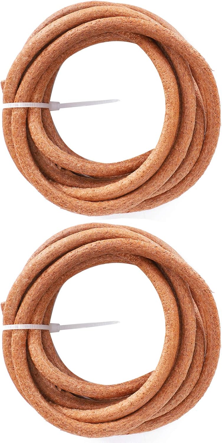 2PCS Sewing Machine Belt Parts Tough Real Cow Leather