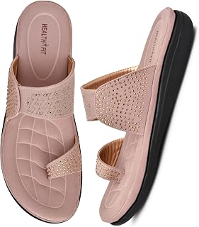 HEALTH FIT EXTRA SOFT Women's Comfortable Memory Foam Doctor Slippers/Flip-Flops|Fashionable Casual & Stylish|Lightweight... Price In India