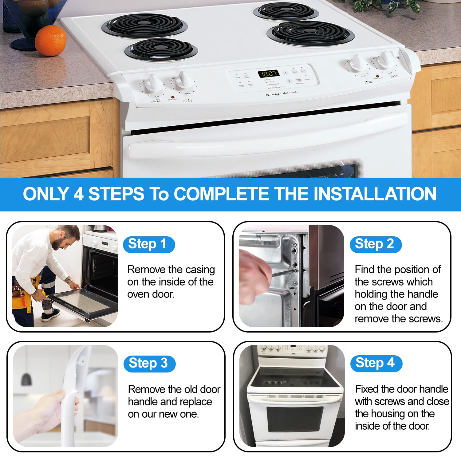 316443601 Ofengriff-Ersatz für Kenmore Backofentürgriff Ersatz