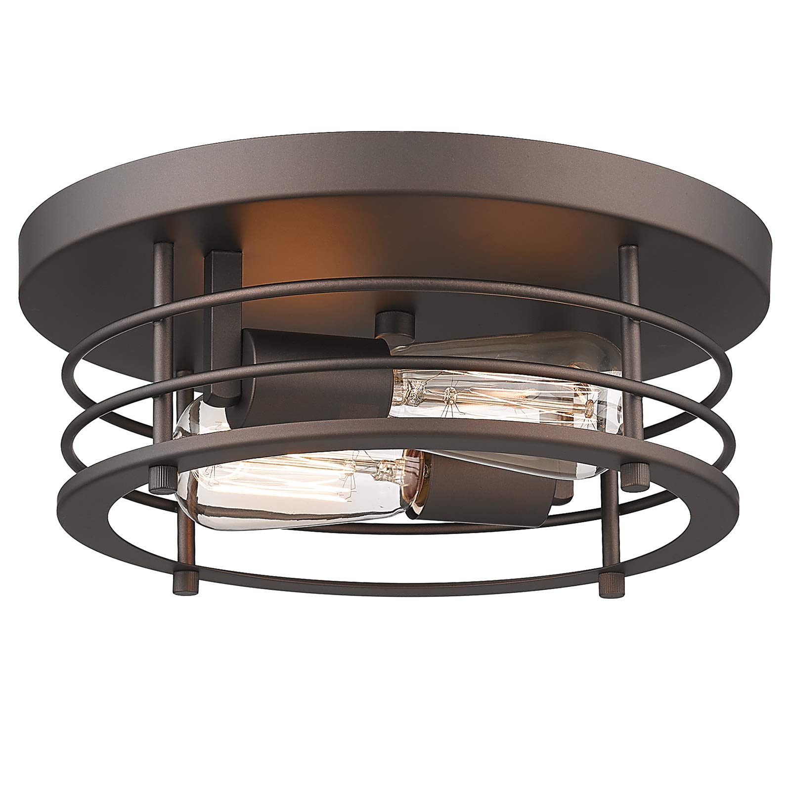 Buy HWH 12inch Ceiling Light Fixture, 2Light Farmhouse Flush Lighting
