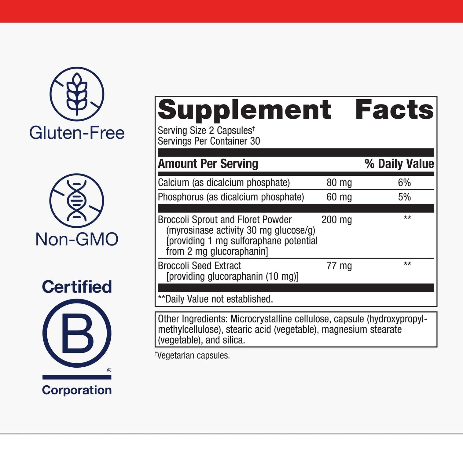 Metagenics SulforaClear Sulforaphane Broccoli Sprout & Seed, 60 Count — Amazon image 4
