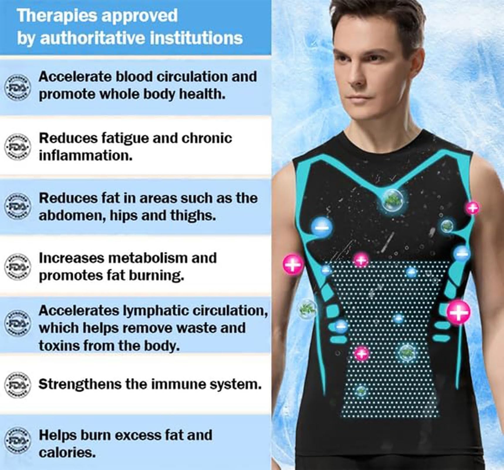Aktivheld Abnehmweste, Vitalvest Abnehmweste, Vitalvest Slimming Vest, 2024 New Version Ionic Shaping Vest For Men