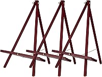 Vista 10 de Creative Mark Thrifty - Caballete de madera para pintar una sola unidad, peso ligero duradero, ángulo ajustable para dibujar y pintar, acabado
