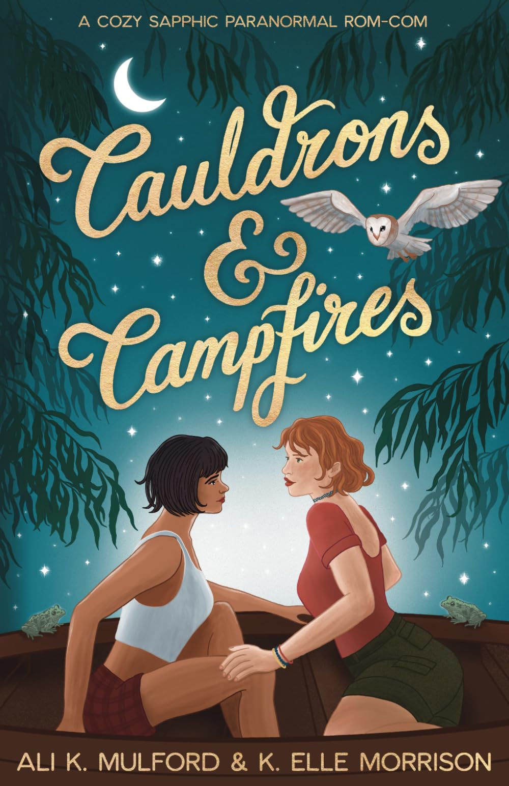 Cauldrons & Campfires: A cozy sapphic paranormal rom-com: 1 (Lake Nevermore)