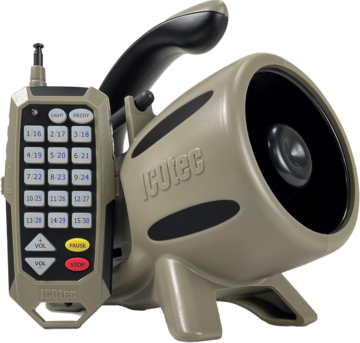 Icotec 350+ Electronic Predator Call - Includes Programmable SD Card - Coyote Hunting