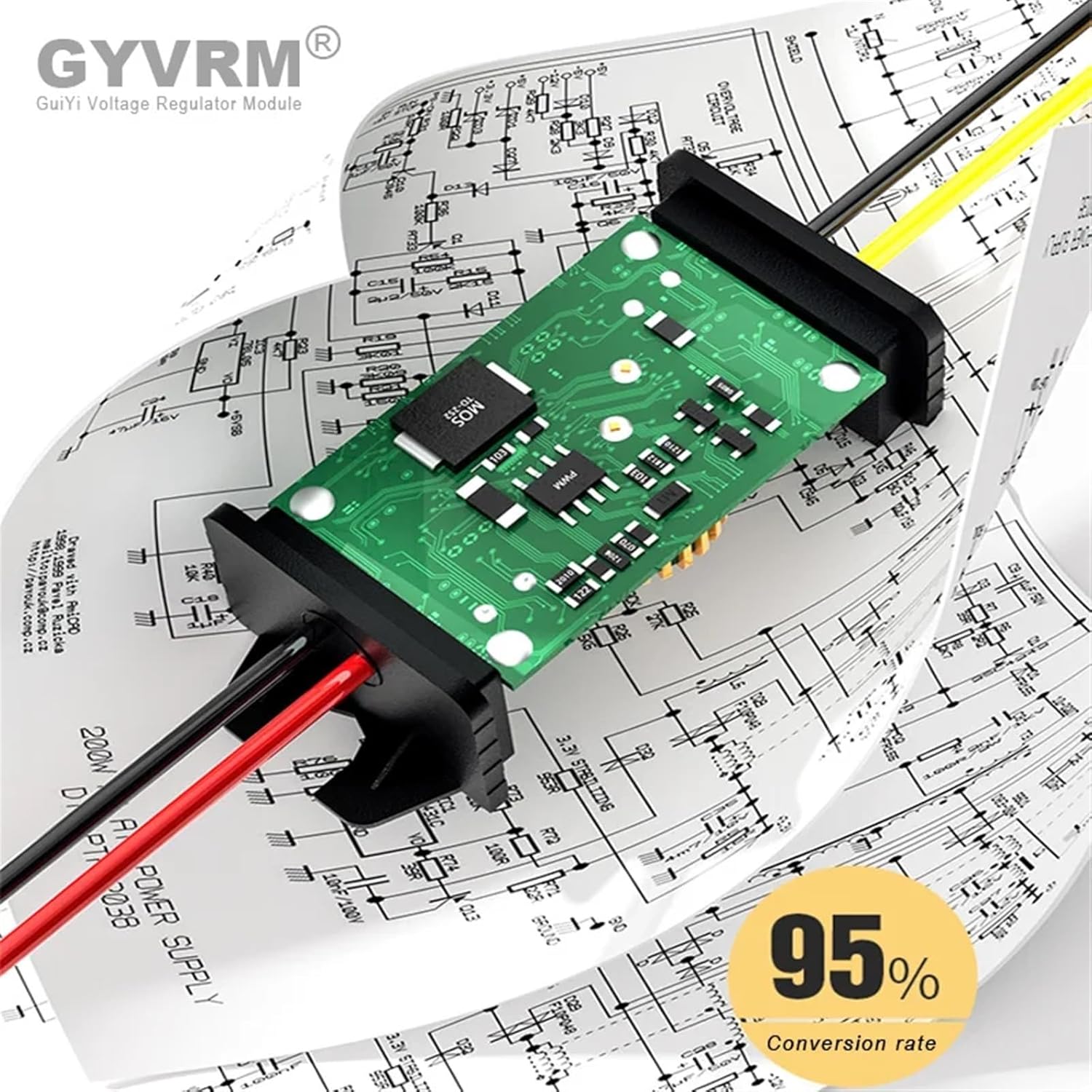DC to DC Converter 12V24V36V48Vto5V6V9V12V24V3A5A DC to DC Buck Converter Step-Down Power Over Current Protection(3A,24V-9V)