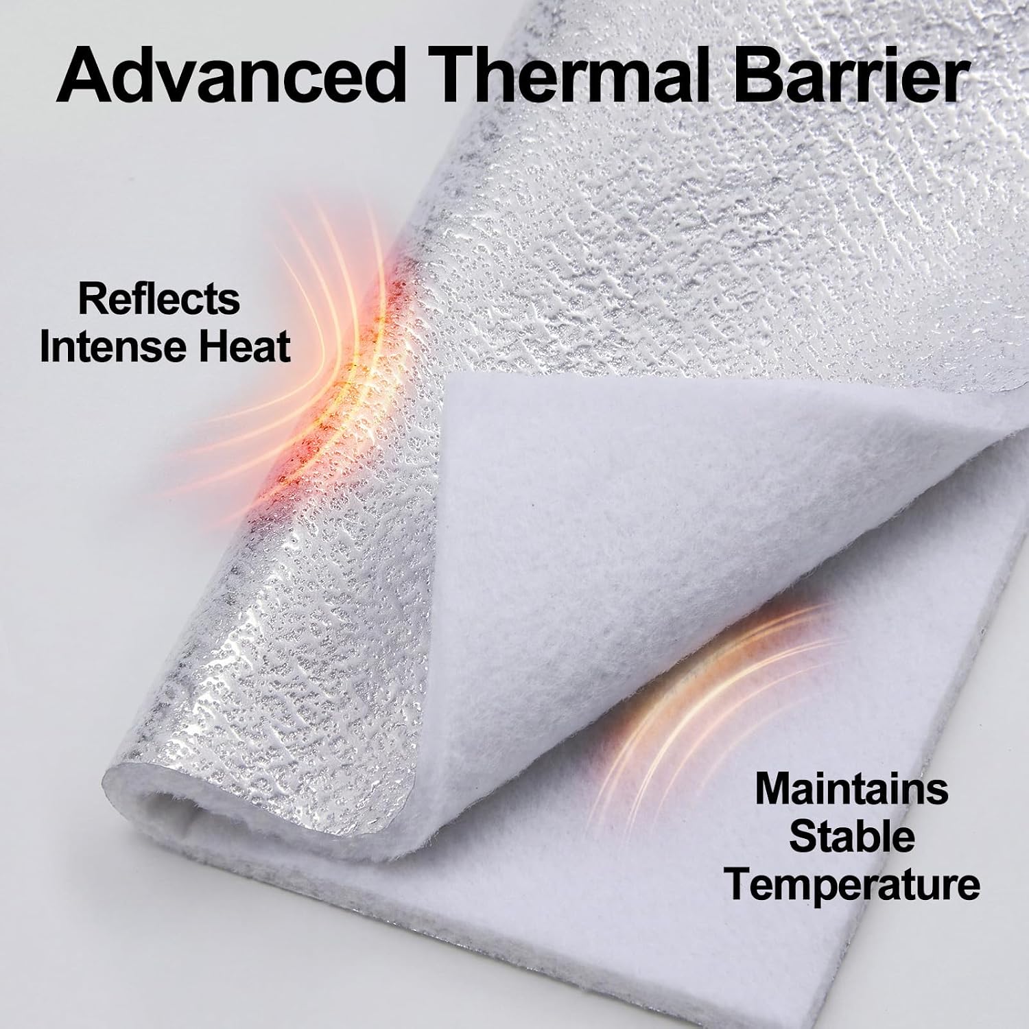 OBreezify 20 Pcs 10x10 Inch Heat Resistant Batting for Potholders