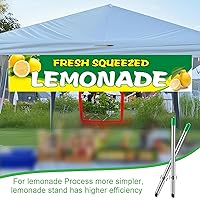 Vista 6 de Lasnten Paquete de 2 perforadores de paja para tapas de plástico, vasos de limonada, herramientas de perforación de acero inoxidable para bebidas