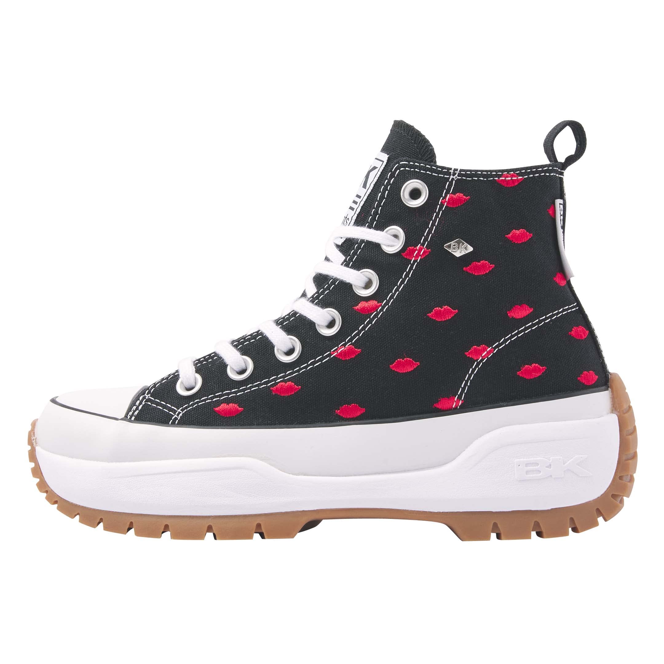 British Knights Women's Noir Trainers Kaya Mid Fly