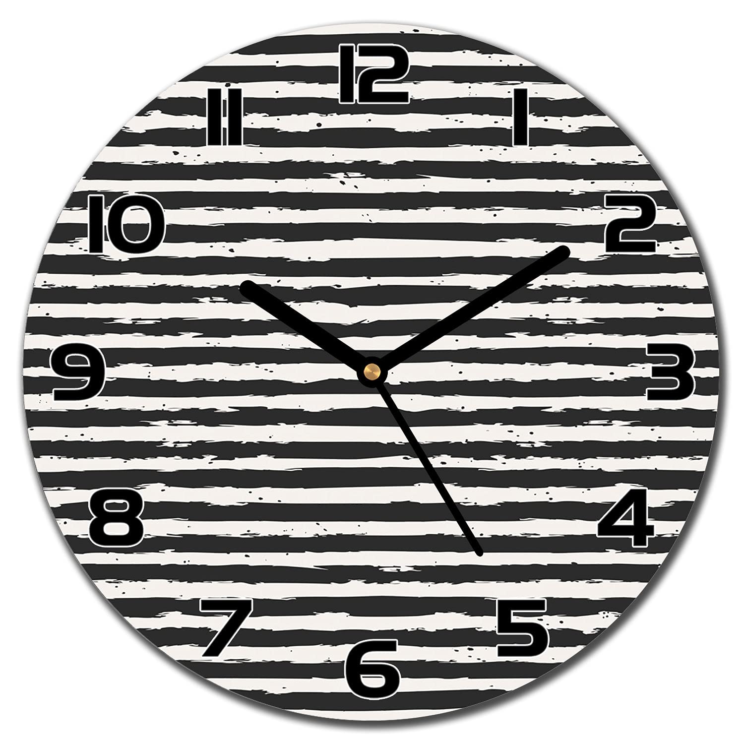 Horloge en verre Coloray pour décorer un salon moderne chic