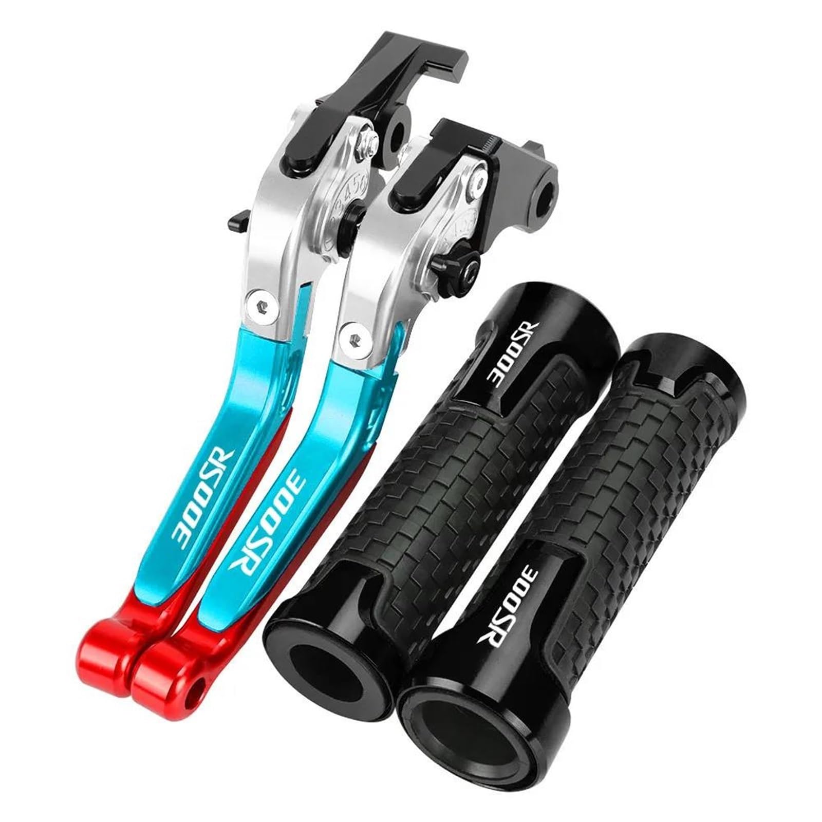 Gquikgw Blue 2 Replace Enhanced Riding Experience Motorcycle Brake Clutch Levers Handlebar Controls For Cfmoto 300Sr 2021-2023 300 Sr(Blue 2)