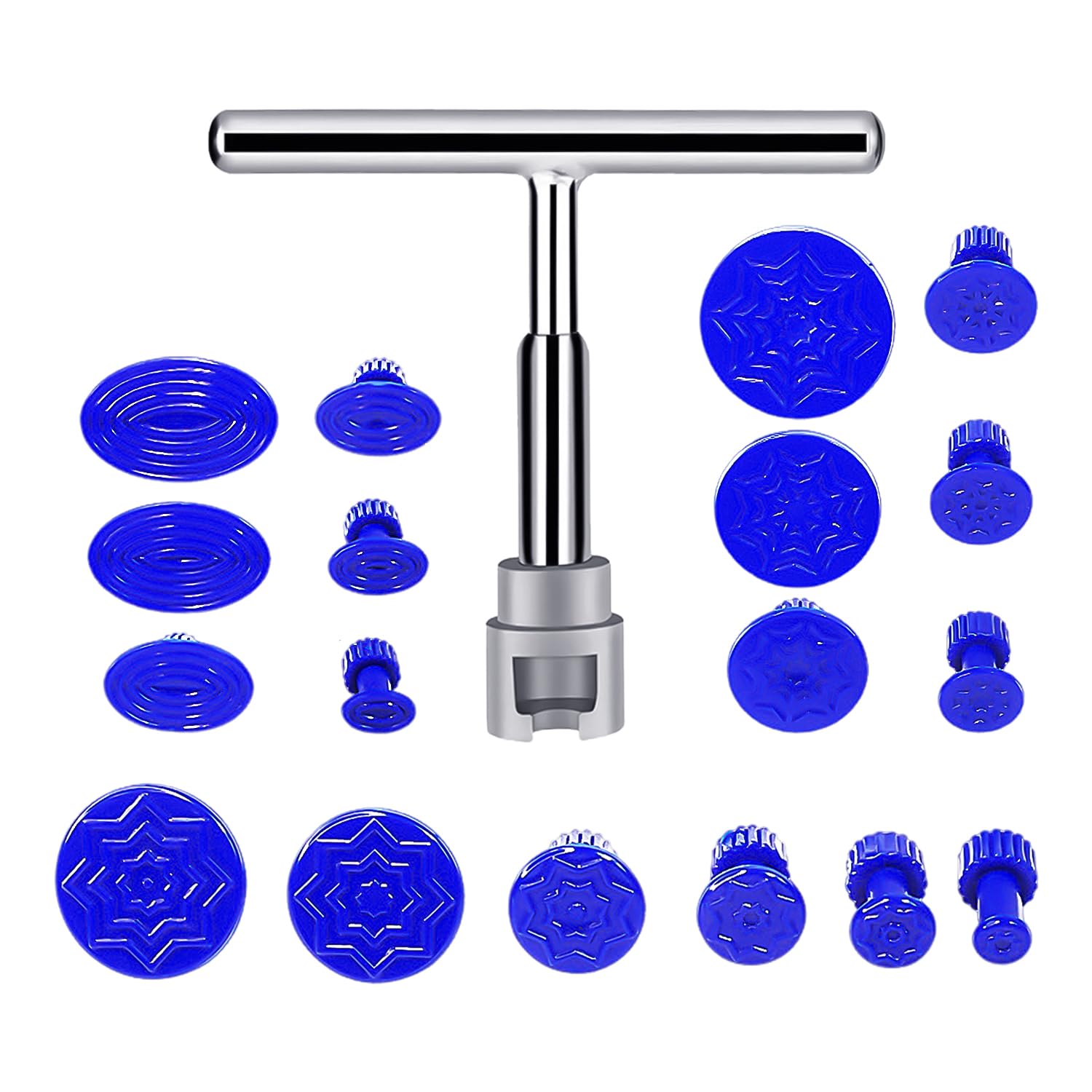 1 Car Dent Repair Tool Set, Car Dent Removal Kit, Car Dent Puller, Paint-Free Dent Repair, Car Tools, Utility Tools, Car Exterior Care Tools