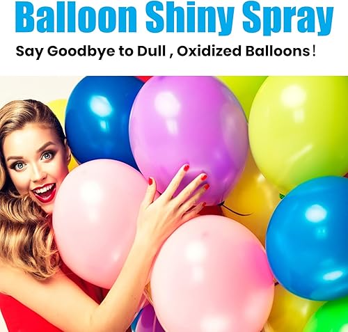 Miniatura 5 de Spray de brillo para globos, para globos de látex, brillo instantáneo y acabado vibrante, mejora la decoración de fiestas y resultados duraderos que